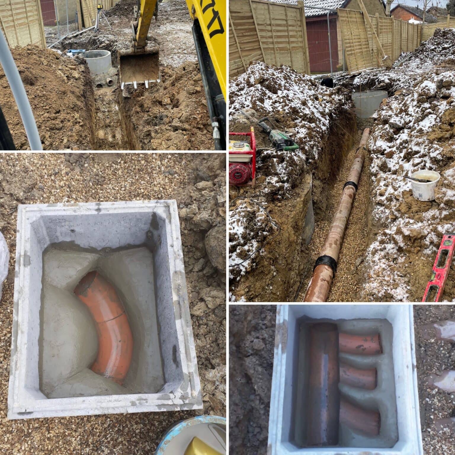 6 inch clay drainage in Arundel BN18