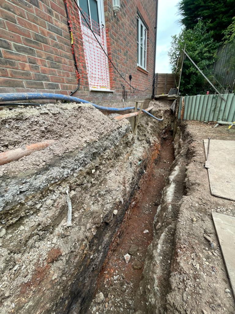 Chichester - reinstating retaining wall